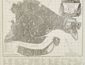 VIERO, T. -  Nuova Pianta Iconografica.. Venezia. . .