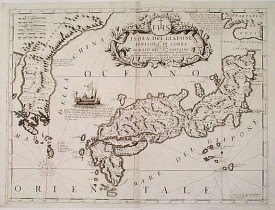 CORONELLI, V.M. -  Isola del Giapone e penisola di Corea.