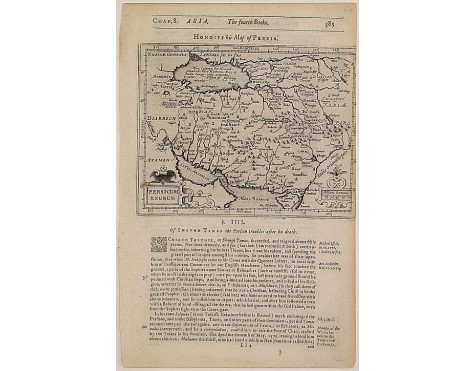 HONDIUS, J./ PURCHAS, S. - Persicum Regnum HONDIUS, J./ PURCHAS, S. - Persicum Regnum