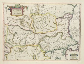 BLAEU, W. -  Walachia, Servia, Bulgaria, Romania.