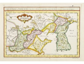 BELLIN, J.N. -  Carte du Katay ou Empitre de Kin, pour servir de l'Histoire de Jenghiz Khan. Raportée dans histoire Generale des Voyages Tirée de l'Anglois.