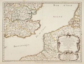 SANSON, N./ MARIETTE, P. - Anciens Royaumes de Kent, d'Essex, et de Sussex..