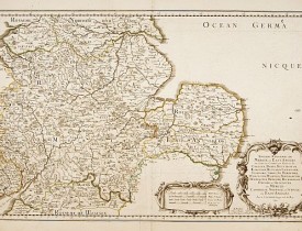 SANSON, N./ MARIETTE, P. -  Anciens Royaumes de Mercie, et East Angles..