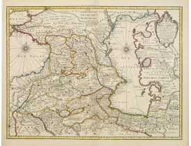 COVENS, J. / MORTIER, C. -  Carte des Pays voisins de la Mer Caspiene.. COVENS, J. / MORTIER, C. -  Carte des Pays voisins de la Mer Caspiene..