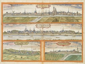 BRAUN, G. / HOGENBERG, F. -  Novesium vulgo Neus - Verona nunc Bonn - Brula - Sontina, Zunsz Oppidum. . .