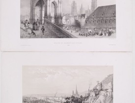 CHAPUY. -  Place du marché aux toiles.