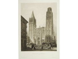 CHAPUY. -  Portail de la cathédrale de Rouen.
