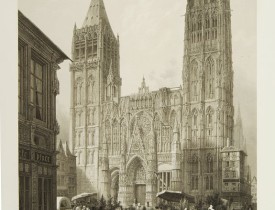 CHAPUY. -  Portail de la cathédrale de Rouen.