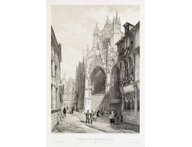 CHAPUY. -  Portail de l'église St. Maclou à Rouen.