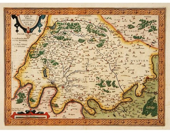 ORTELIUS, A. - L'Isle de France. ORTELIUS, A. - L'Isle de France.