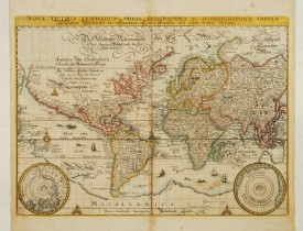MERIAN, M. -  Nova totius terrarum orbis geographica ac hydrographica..