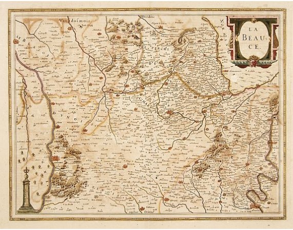 BLAEU, W. -  La Beauce.