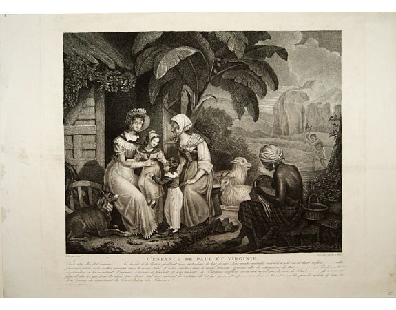 SCHALL / LE GRAND, A. - L'Enfance de Paul et Virginie. SCHALL / LE GRAND, A. - L'Enfance de Paul et Virginie.