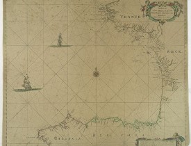 GOOS, P. -  Paskaert vande Bocht van Vranckrijck Biscajen..