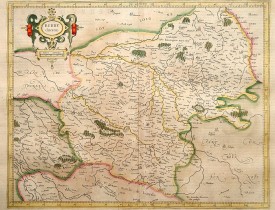 MERCATOR, G./ HONDIUS, J. -  Berry ducatus.