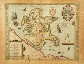 MERCATOR, G./ HONDIUS, J. -  Nova famigerabilis insulae ac ducatus Rugiae descriptio.