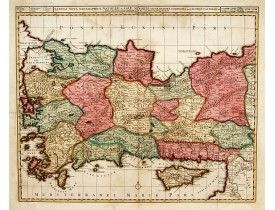 VISSCHER, N. -  Tabula nova geographica Natoliae et Asiae minoris..