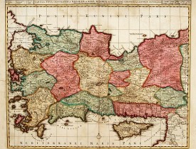 VISSCHER, N. -  Tabula nova geographica Natoliae et Asiae minoris..