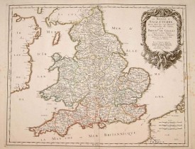 SANSON, N./ MARIETTE, P. - Le Royaume d'Angleterre, divisé dans les sept..