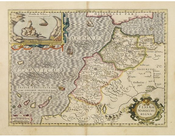 MERCATOR, G. / HONDIUS, J. -  Fessae et Marocchi Regna.