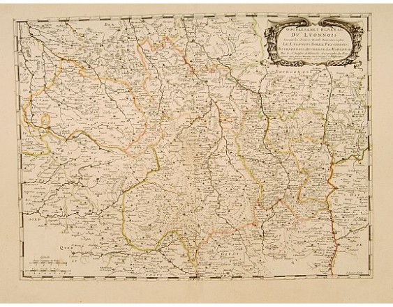 SANSON, N./ MARIETTE, P. -  Gouvernement General du Lyonnois.