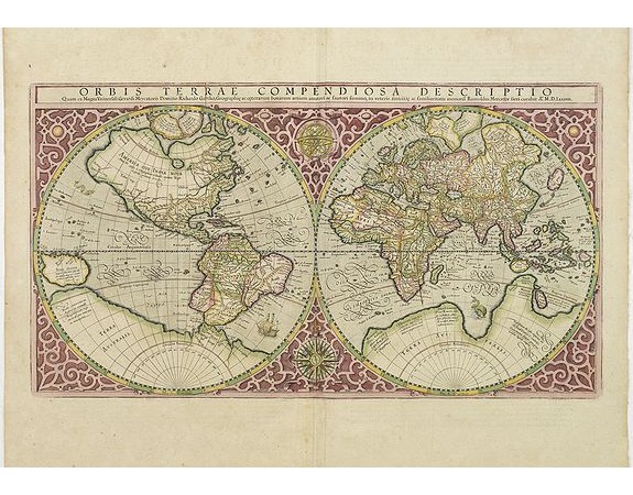 MERCATOR, R. -  Orbis Terrae Compendiosa Descriptio.