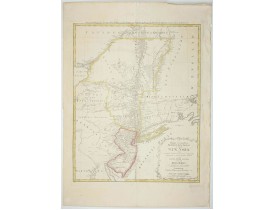 HOMANN HEIRS. -  Mappa Geographica provinciae Nova.. NEW-YORK.. HOMANN HEIRS. -  Mappa Geographica provinciae Nova.. NEW-YORK..