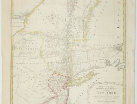 HOMANN HEIRS. -  Mappa Geographica provinciae Nova.. NEW-YORK..