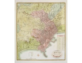 ZUCCAGNI-ORLANDINI, A. -  Pianta della citta di Napoli. ZUCCAGNI-ORLANDINI, A. -  Pianta della citta di Napoli.