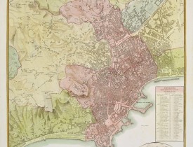 ZUCCAGNI-ORLANDINI, A. -  Pianta della citta di Napoli.