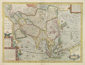 HONDIUS, J. -  Asiae Nova Descriptio..