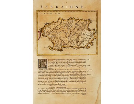 BLAEU, W. - Sardinia Insula. BLAEU, W. - Sardinia Insula.