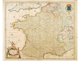 VISSCHER, N. -  Gallia Vulgo La France, ex officina Nicolai Visscher.