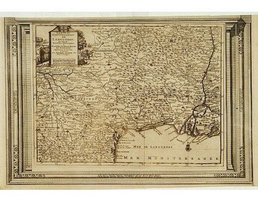 AA, P. van der. - Carte du Gouvernement de Languedoc, suivant les nouvelles observations. . . AA, P. van der. - Carte du Gouvernement de Languedoc, suivant les nouvelles observations. . .