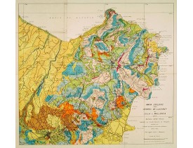 DARDER PERICAS, Bartomeu. -  Mapa geologic de les serres de Llevant de l'illa de Mallorca.