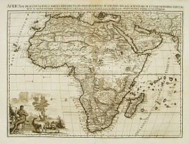 VAN DER AA, P. -  Afrika In Praecipuas Ipsius Partes Distributa Ad Observation ..