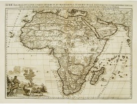 VAN DER AA, P. -  Afrika In Praecipuas Ipsius Partes Distributa Ad Observation ..