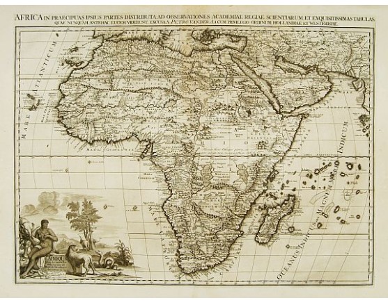 VAN DER AA, P. - Afrika In Praecipuas Ipsius Partes Distributa Ad Observation .. VAN DER AA, P. - Afrika In Praecipuas Ipsius Partes Distributa Ad Observation ..