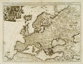 VAN DER AA,P. -  Europa In Praecipuas Ipsius Partes Distributa Ad Observation ..