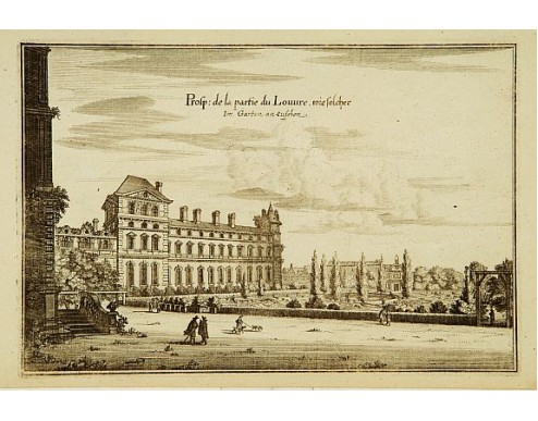 MERIAN, M. - Prosp: de la partie du Louvre. wie Solcher… MERIAN, M. - Prosp: de la partie du Louvre. wie Solcher…