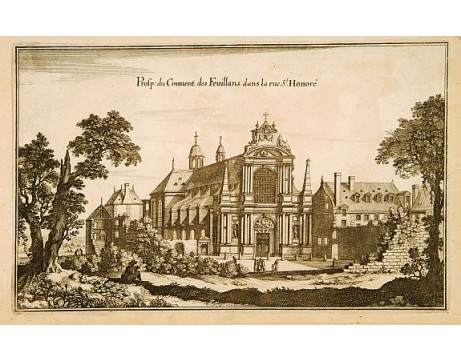 MERIAN, M. - Prosp: du Convent des Feuillans dans la rue St. Honoré… MERIAN, M. - Prosp: du Convent des Feuillans dans la rue St. Honoré…