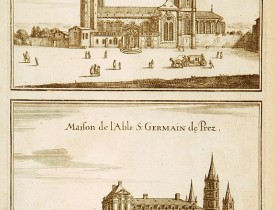 MERIAN, M. -  L'Abbaye S: Germain de Prez… & Maison de l'Abb: S: Germain des Prez.