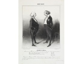 DAUMIER, H. -  Robert Macaire. Règlement de comptes. Monsieur de Macaire… DAUMIER, H. -  Robert Macaire. Règlement de comptes. Monsieur de Macaire…