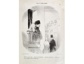 DAUMIER, H. -  Tout ce qu'on voudra. Moi aussi j'ai été jeune …(Plate 3) DAUMIER, H. -  Tout ce qu'on voudra. Moi aussi j'ai été jeune …(Plate 3)