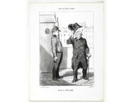DAUMIER, H. -  Tout ce qu'on voudra. Jeune et vieille garde…