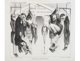 DAUMIER, H. -  La Caricature. Les honneurs du Panthéon ...(Plate 433). DAUMIER, H. -  La Caricature. Les honneurs du Panthéon ...(Plate 433).