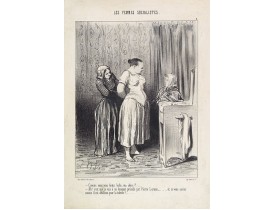 DAUMIER, H. -  Les femmes socialistes. Comme vous vous faites belles…(Plate 2) DAUMIER, H. -  Les femmes socialistes. Comme vous vous faites belles…(Plate 2)