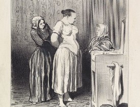 DAUMIER, H. -  Les femmes socialistes. Comme vous vous faites belles…(Plate 2)