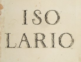 CORONELLI, V.M. -  [Title page] Isolario.