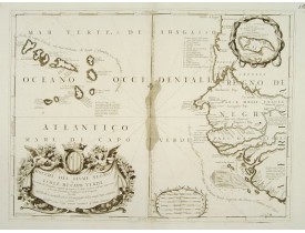 CORONELLI, V.M. -  Bocche del Fiume Negro et Isole di Capo Verde. CORONELLI, V.M. -  Bocche del Fiume Negro et Isole di Capo Verde.